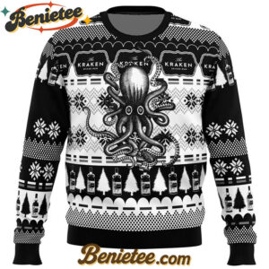 Kraken Black Spiced Rum Ugly Christmas Sweater