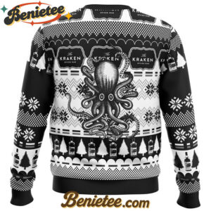 Kraken Black Spiced Rum Ugly Christmas Sweater