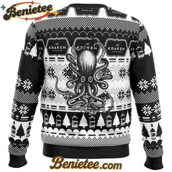 Kraken Black Spiced Rum Ugly Christmas Sweater