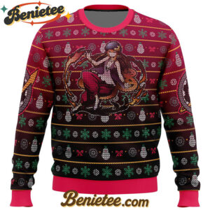Kurisu Makise Steins Gate Ugly Christmas Sweater