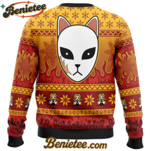 Kyojuro Rengoku Demon Slayer Ugly Christmas Sweater