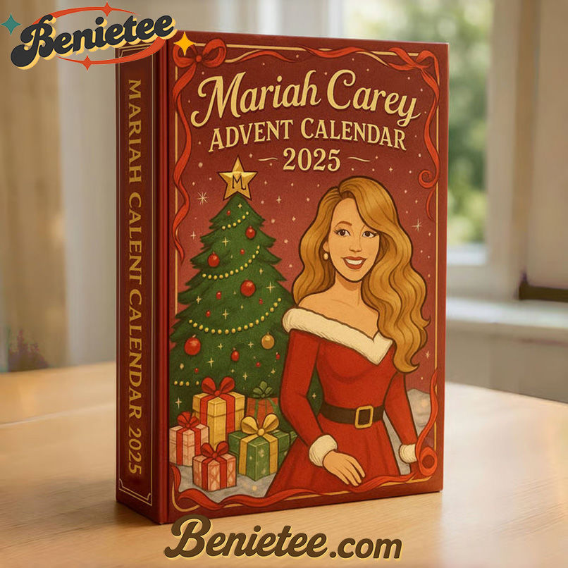 LIMITED Mariah Carey Advent Calendar 2025, Christmas Countdown Advent Calendar Gift Box with 24 Acrylic Ornaments