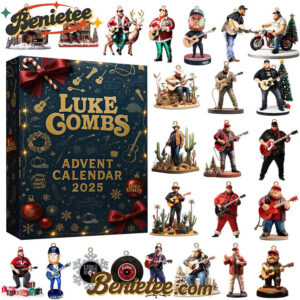 LKC Premium Advent Calendar 2025 CHRISTMAS GIFT, CHRISTMAS IDEA, Christmas Countdown Advent Calendar Gift Box with 24 Acrylic Ornaments