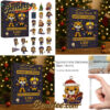 LSU Tigers 2025 Advent Calendar, Christmas Countdown Advent Calendar Gift Box with 24 Acrylic Ornaments