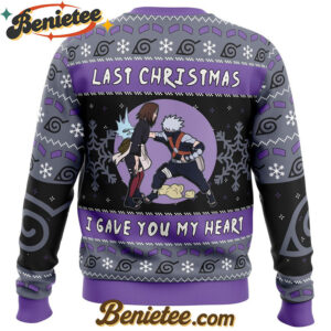 Last Christmas I Gave You My Heart Rin Nohara Shippuden Ugly Christmas Sweater