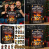 Legends of Rock and Metal Advent Calendar 2025, Christmas Countdown Advent Calendar Gift Box with 24 Acrylic Ornaments