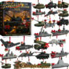 Legends of the Armed Forces Advent Calendar 2025, Christmas Countdown Advent Calendar Gift Box with 24 Acrylic Ornaments