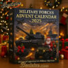 Legends of the Armed Forces Advent Calendar 2025, Christmas Countdown Advent Calendar Gift Box with 24 Acrylic Ornaments