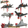 Legends of the Armed Forces Advent Calendar 2025, Christmas Countdown Advent Calendar Gift Box with 24 Acrylic Ornaments