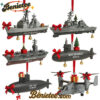 Legends of the Armed Forces Advent Calendar 2025, Christmas Countdown Advent Calendar Gift Box with 24 Acrylic Ornaments