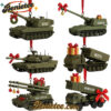 Legends of the Armed Forces Advent Calendar 2025, Christmas Countdown Advent Calendar Gift Box with 24 Acrylic Ornaments