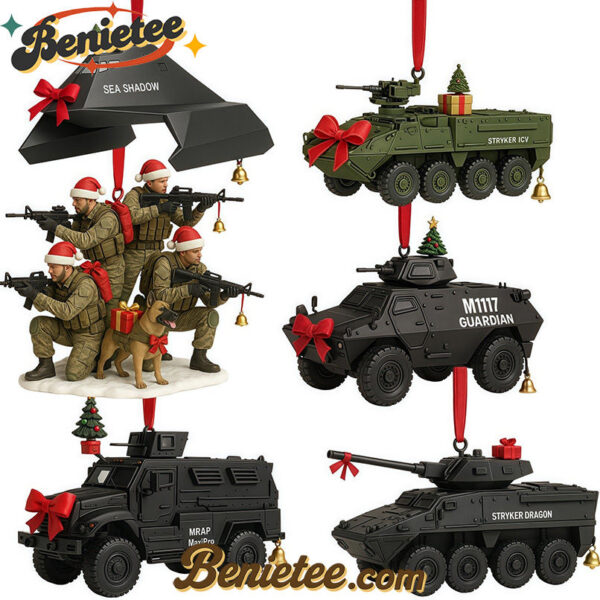 Legends of the Armed Forces Advent Calendar 2025, Christmas Countdown Advent Calendar Gift Box with 24 Acrylic Ornaments
