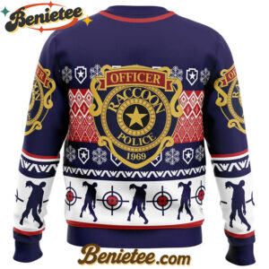 Leon Kennedy Bad Tidings Dead by Daylight Ugly Christmas Sweater