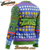 Leonardo Rise of the Teenage Mutant Ninja Turtles Ugly Christmas Sweater
