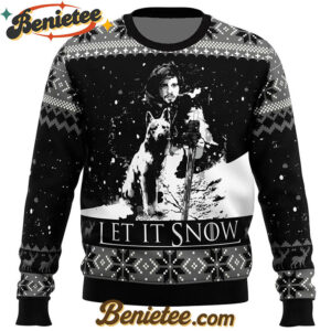 Let It Snow Game of Thrones Ugly Christmas Sweater