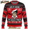 Let It Snow Scarface Ugly Christmas Sweater