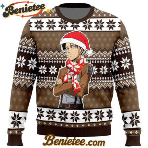 Levi Ackerman Attack on Titan Ugly Christmas Sweater