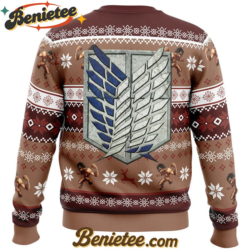 Levi Ackerman Attack on Titan Ugly Christmas Sweater