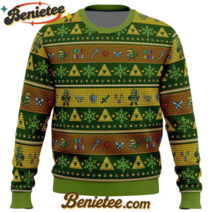 Link Adventure Zelda Ugly Christmas Sweater
