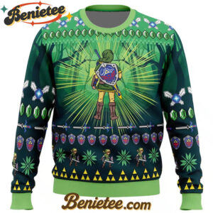 Link Zelda Ugly Christmas Sweater