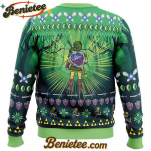Link Zelda Ugly Christmas Sweater