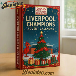 Liverpool Advent Calendar 2025, Christmas Countdown Advent Calendar Gift Box with 24 Acrylic Ornaments