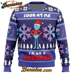 Look at Me Mr. Meeseeks Ugly Christmas Sweater