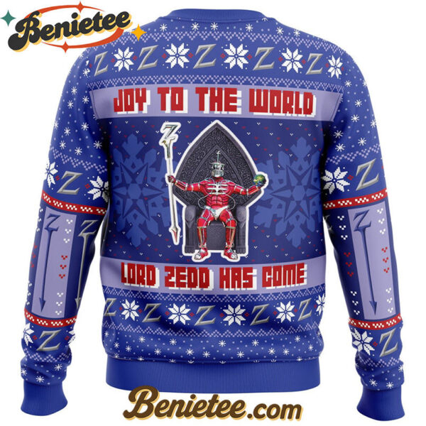 Lord Zedd Has Come Power Rangers Ugly Christmas Sweater