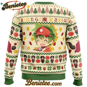 Lord of the Fries The Devil Is A Part-Timer Ugly Christmas Sweater