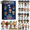 Los Angeles Dodgers 142nd Anniversary Advent Calendar 2025, Christmas Countdown Advent Calendar Gift Box with 24 Acrylic Ornaments