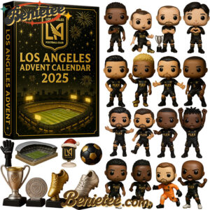 Los Angeles FC Advent Calendar 2025, Christmas Countdown Advent Calendar Gift Box with 24 Acrylic Ornaments