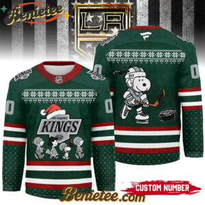 Los Angeles Kings - Premium NHL Peanuts Snoopy Hockey Jersey