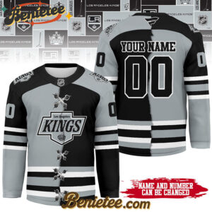 Los Angeles Kings - Premium NHL Personalized Split Color Hockey Jersey