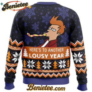 Lousy Year Futurama Ugly Christmas Sweater