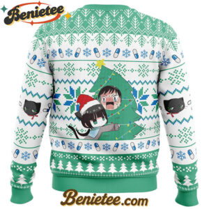 Love The Tree Don't Blame The Doggies Fa-La-La-La-La ReLIFE Ugly Christmas Sweater