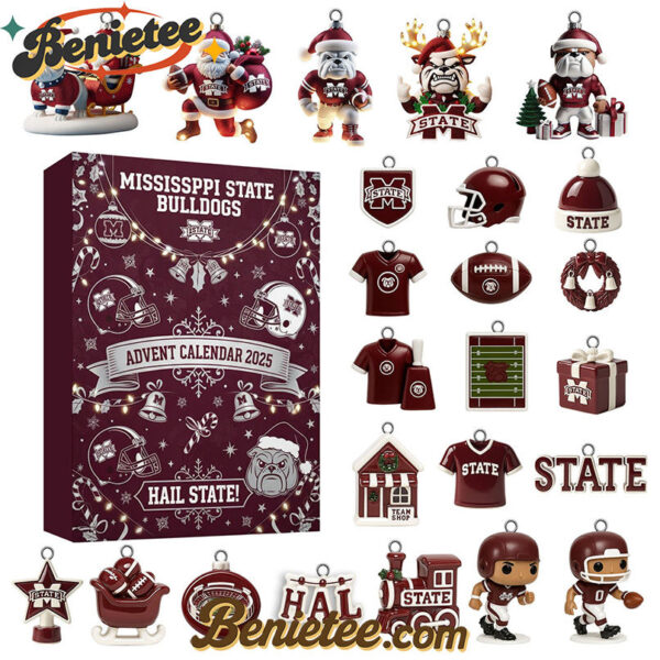 MSB Premium Advent Calendar 2025 CHRISTMAS GIFT, CHRISTMAS IDEA, Christmas Countdown Advent Calendar Gift Box with 24 Acrylic Ornaments