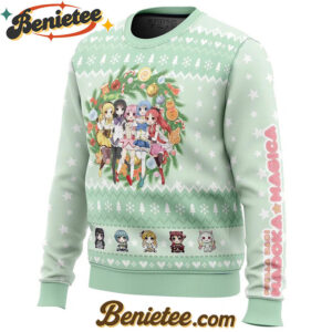 Magical Girls Puella Magi Madoka Magica Ugly Christmas Sweater