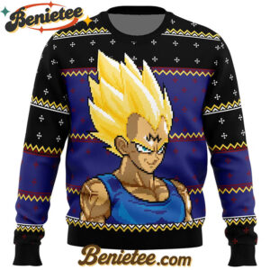 Majin Vegeta Dragon Ball Z Ugly Christmas Sweater