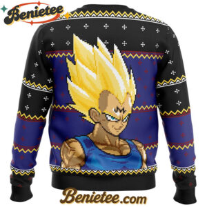 Majin Vegeta Dragon Ball Z Ugly Christmas Sweater