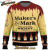 Maker's Mark Whisky Ugly Christmas Sweater