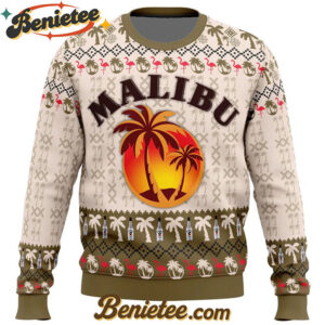 Malibu Rum Ugly Christmas Sweater