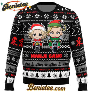Manji Gang Tokyo Revengers Ugly Christmas Sweater
