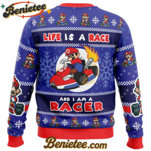 Mario Kart Racer Super Mario Bros. Ugly Christmas Sweater