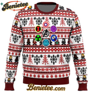 Marvel Avengers Retro Ugly Christmas Sweater