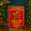 Maryland Terrapins Advent Calendar 2025, Christmas Countdown Advent Calendar Gift Box with 24 Acrylic Ornaments