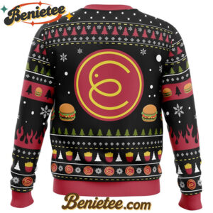 May I Take Your Order The Devil is a Part-Timer Ugly Christmas Sweater