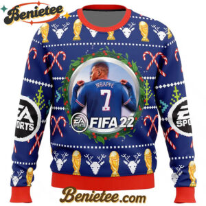 Mbappe EA Sports FIFA Ugly Christmas Sweater