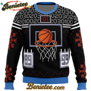 Meg Thomas Buzzer Beater Dead by Daylight Ugly Christmas Sweater