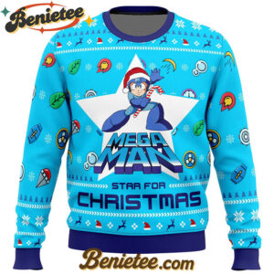 Mega Man Mega Christmas Ugly Christmas Sweater