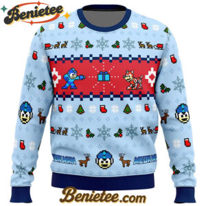 Mega Man Mega Holiday Ugly Christmas Sweater